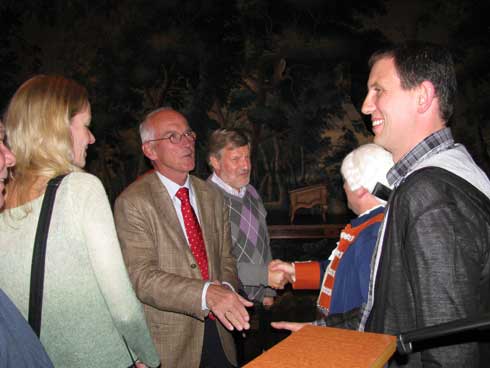 Bedankjes en felicitaties voor hertog en graveur